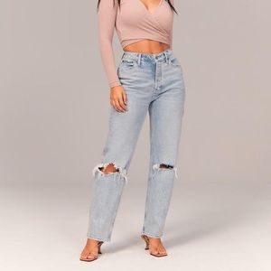 Abercrombie and Fitch High Rise Dad Jean